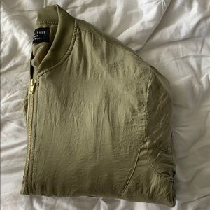 Green Love Tree Bomber Jacket